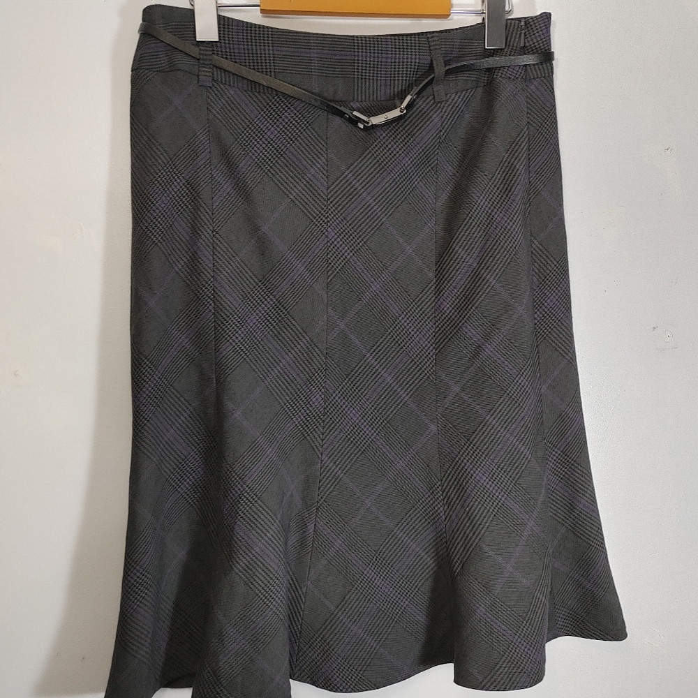 Renuar Collection Panelled Skirt Belted Size 8